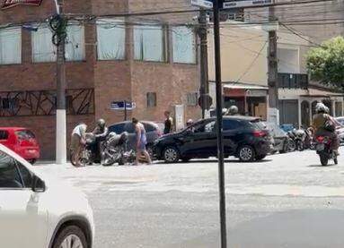 Acidente entre moto e carro é registrado no bairro do Marco, em Belém