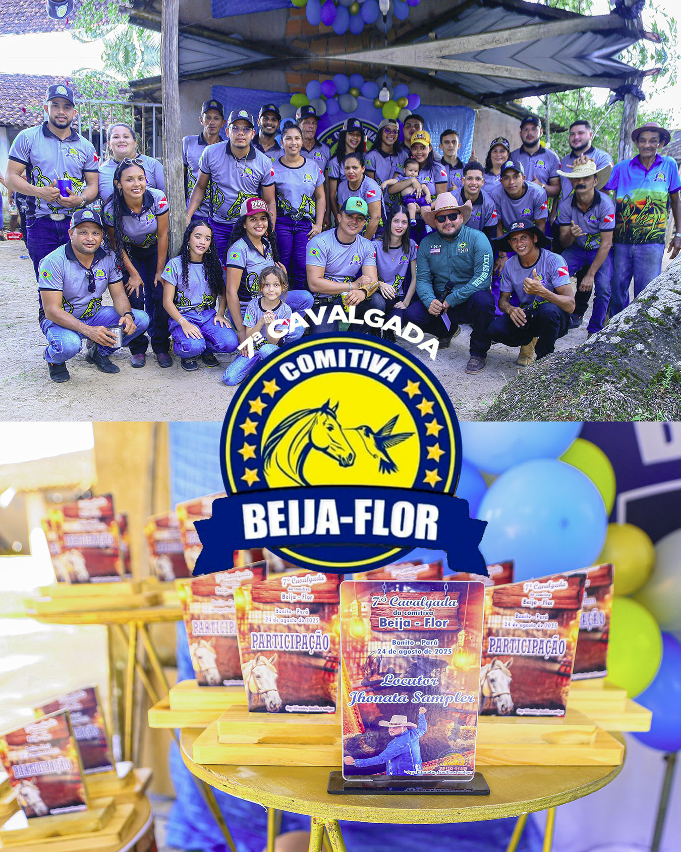 7ª Cavalgada da Comitiva Beija-Flor agita Bonito e bate recorde de público