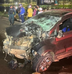 Casal morre em acidente de moto na madrugada deste domingo na rodovia PA-160, em Parauapebas