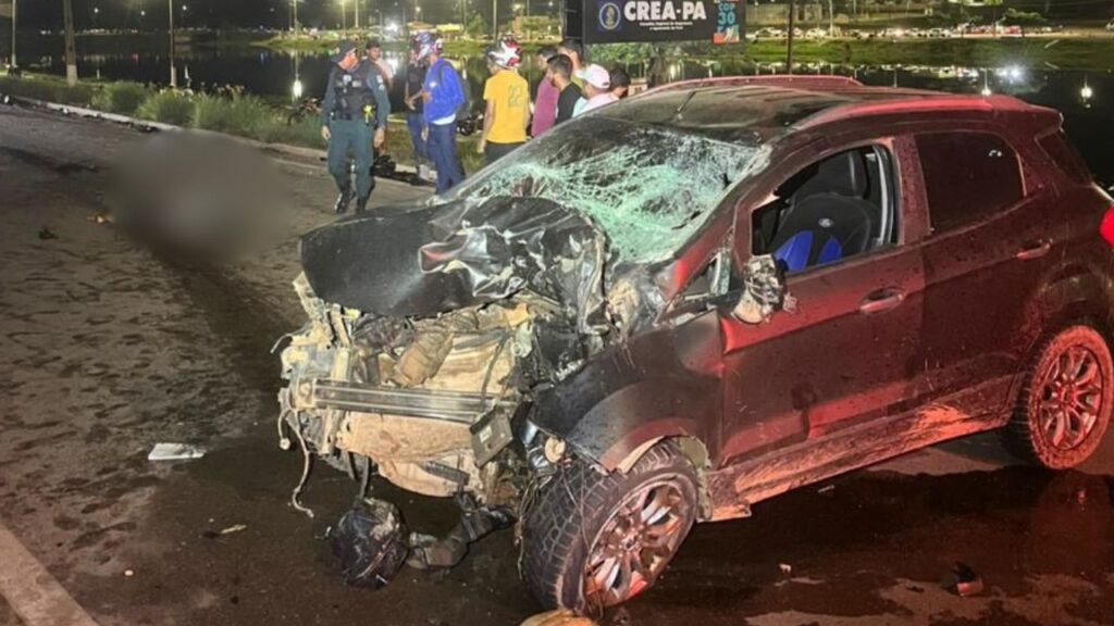 Casal morre em acidente de moto na madrugada deste domingo na rodovia PA-160, em Parauapebas