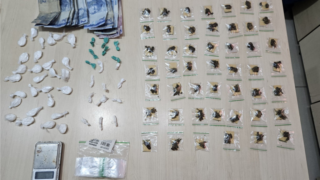 Casal é preso em flagrante por tráfico de drogas em Belém