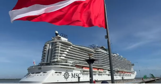 Navios de cruzeiro chegam a Belém para receber delegações da COP30