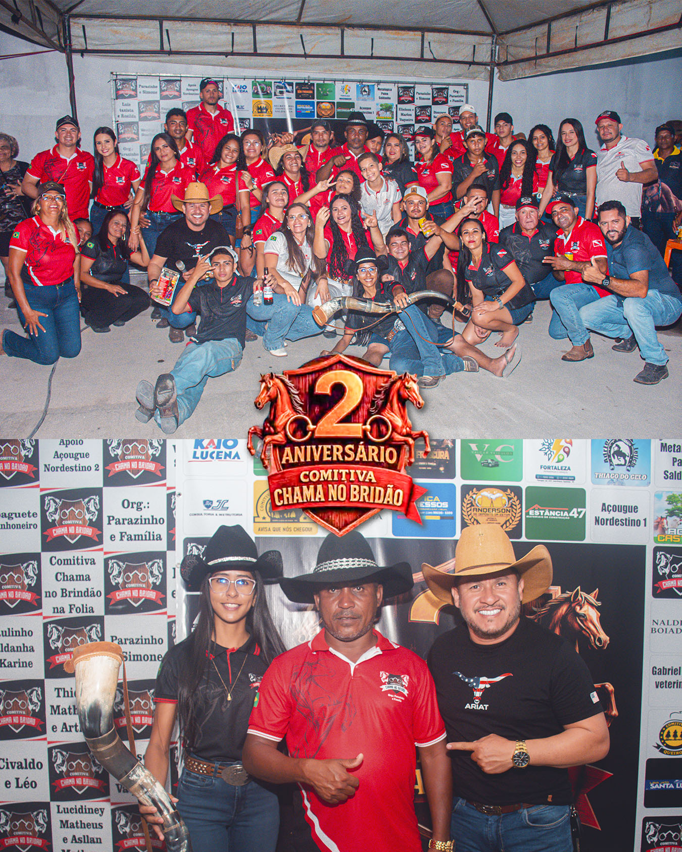 2º Aniversário da Comitiva Chama no Bridão marca mais um ano de sucesso em Santa Luzia do Pará