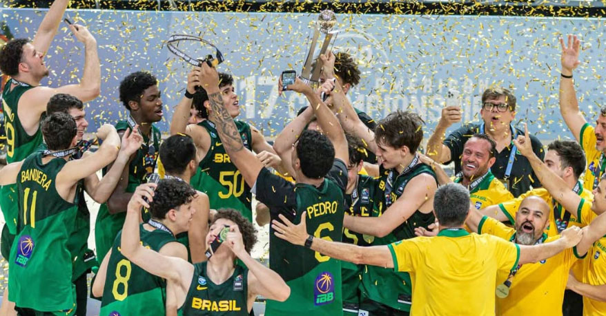 Brasil conquista sul-americano de basquete e paraense é destaque