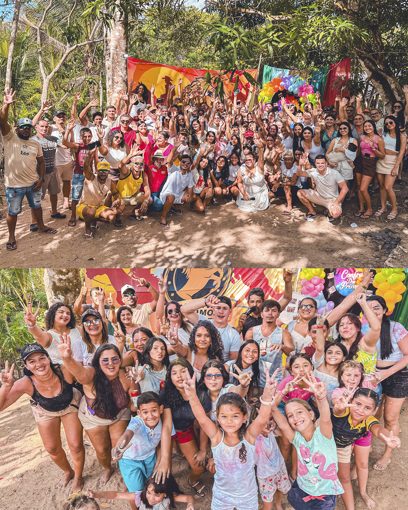 Comitiva Os Primos reúne galera em confra na Vila do Almoço em Bragança