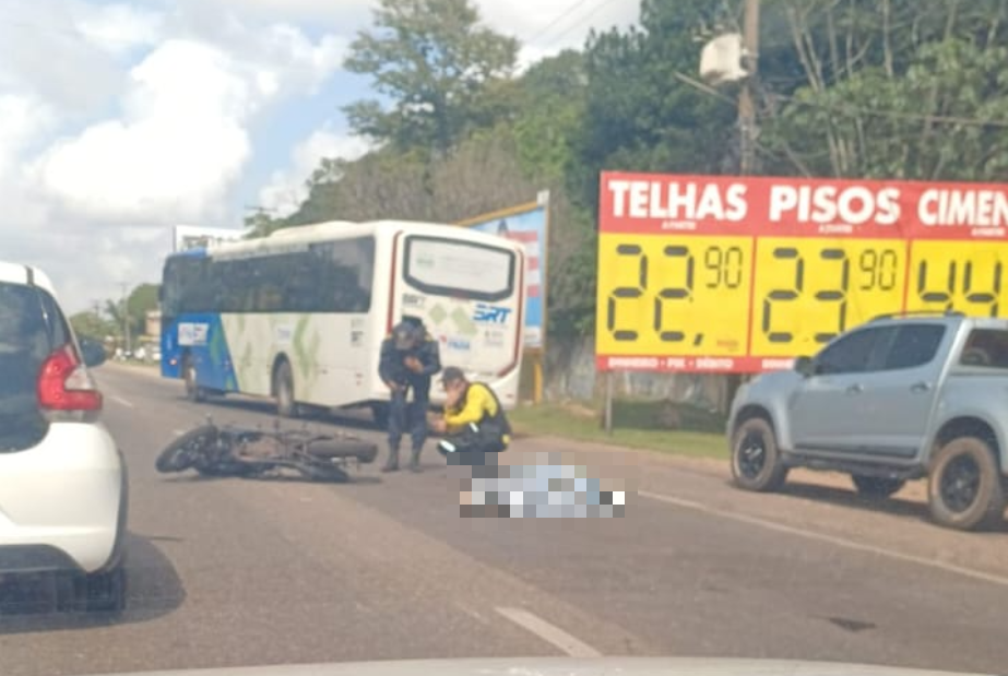 Motociclista morre em grave acidente de trânsito na BR-316, em Marituba