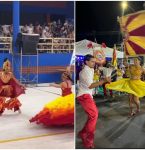 Acadêmicos da Pedreira e Deixa Falar cantam a festa popular carnavalesca na Aldeia Amazônica