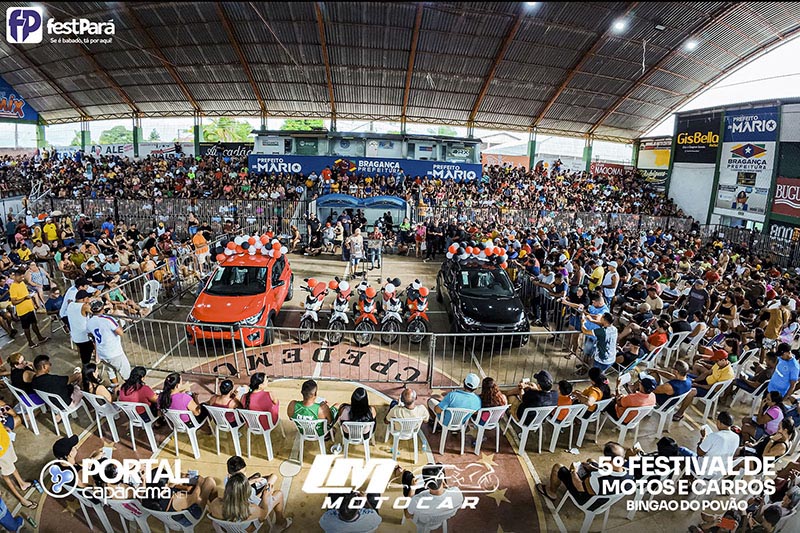 5º Festival de Motos e Carros – Bingão do Povão se consagra como o maior do nordeste paraense.
