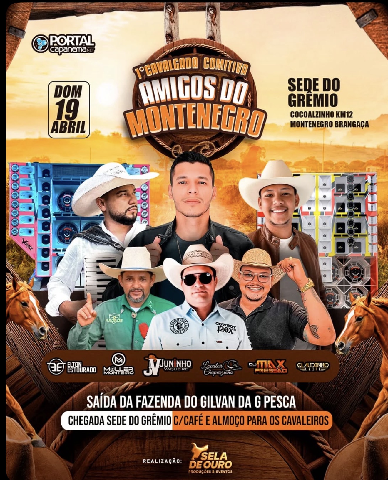 Cavalgada da Comitiva Amigos do Montenegro