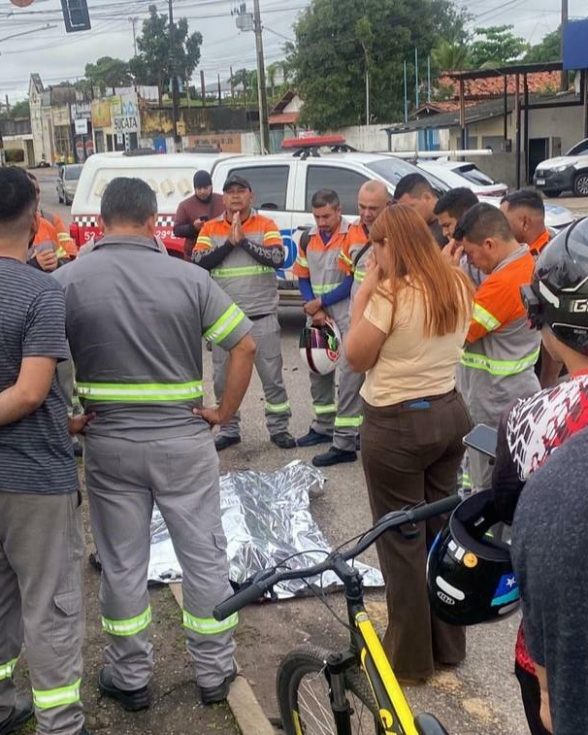 Acidente com vítima fatal é registrado em cruzamento movimentado de Ananindeua