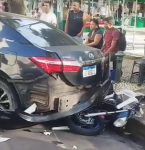 Acidente na Presidente Vargas: carro atinge veículos estacionados e causa danos materiais em Belém