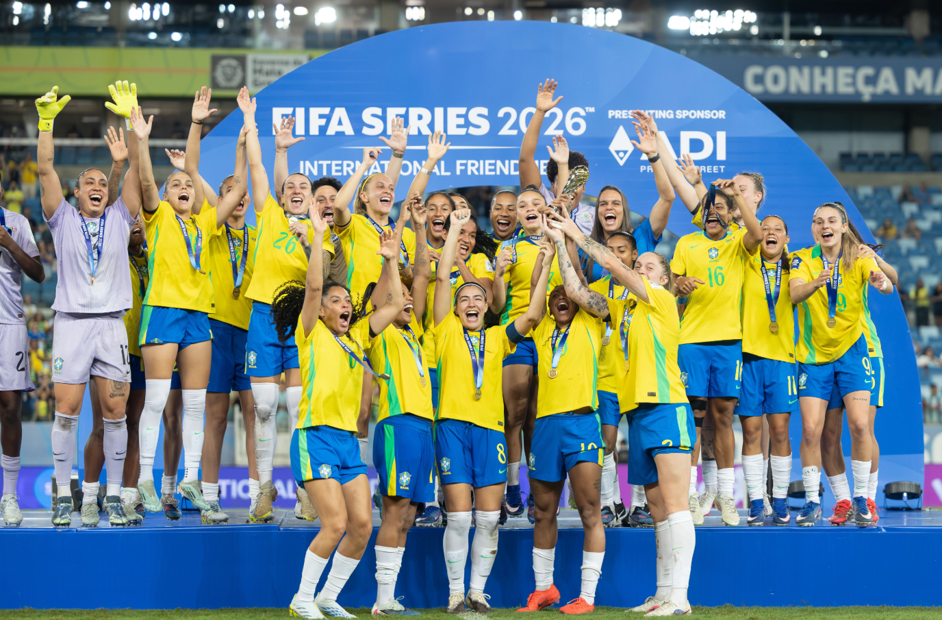 Arthur Elias exalta conquista do Brasil no Fifa Series: 'Título com grande desempenho'