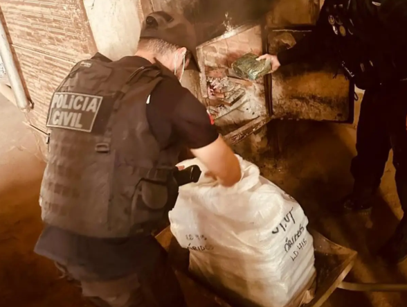 Cerca de 700 kg de drogas são incinerados após apreensões no oeste do Pará