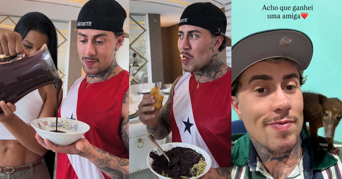 MC Daniel mergulha na cultura paraense após visitar influencer em Belém