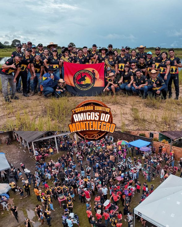 1ª Cavalgada da Comitiva Amigos do Montenegro e um grande sucesso