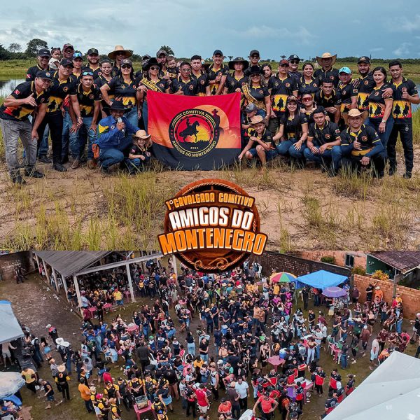 1ª Cavalgada da Comitiva Amigos do Montenegro e um grande sucesso