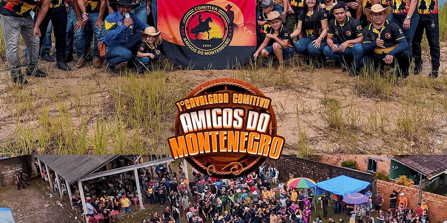 1ª Cavalgada da Comitiva Amigos do Montenegro e um grande sucesso