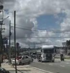 Veja o momento do acidente que causou a morte de motociclista na BR-316, em Ananindeua