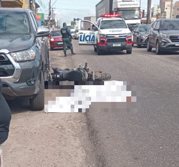 Morte em Castanhal: mulher tem a cabeça esmagada em acidente envolvendo carreta na BR-316