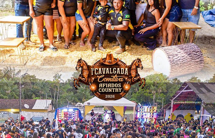1ª Cavalgada da Comitiva Afiados Country é sucesso de público.