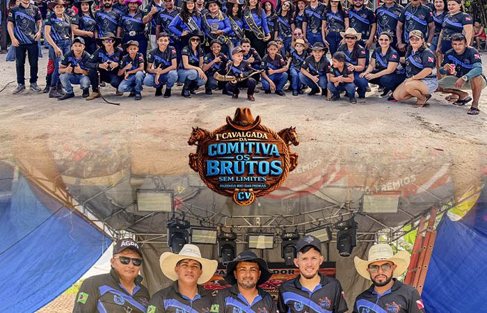 1ª Cavalgada da Comitiva Os Brutos Sem Limites é sucesso em Bonito.