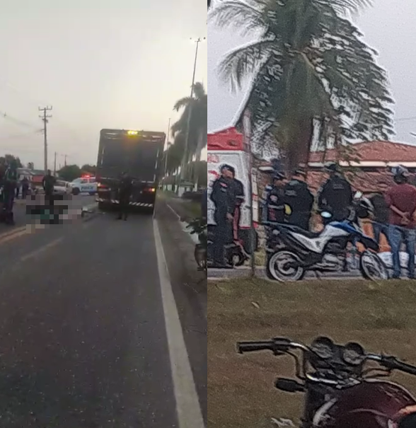 Motociclista morre após colisão com carreta bitrem na PA-263, em Breu Branco