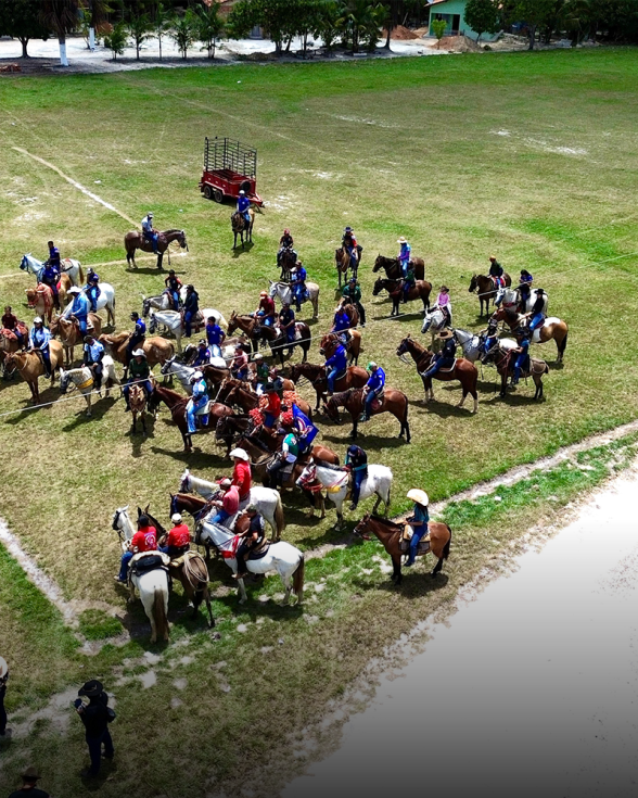 3ª CAVALGADA DA COMITIVA ESPORA DE OURO, NA VILA FUZIL, EM SANTA LUZIA DO PARÁ